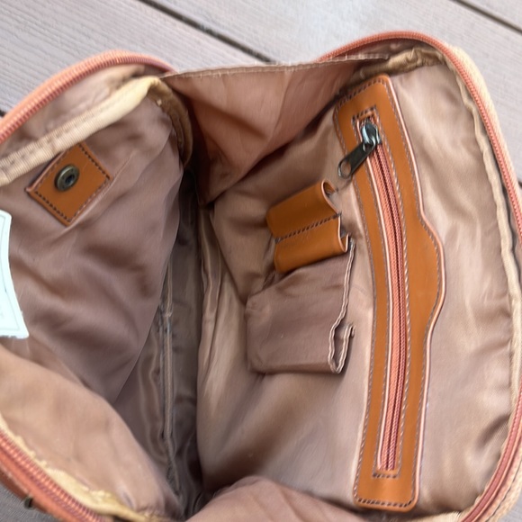 MAGGIE B Brown Pebbled Material BACKPACK - Picture 3 of 3